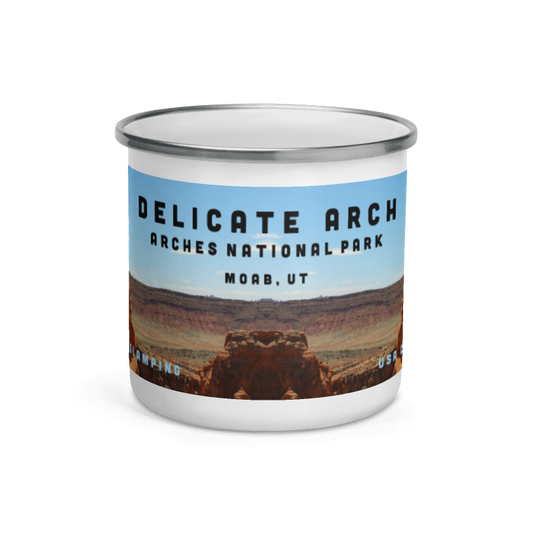 Delicate Arch Enamel Mug