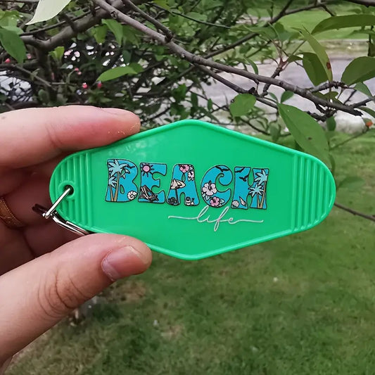 BEACH Life Keychain