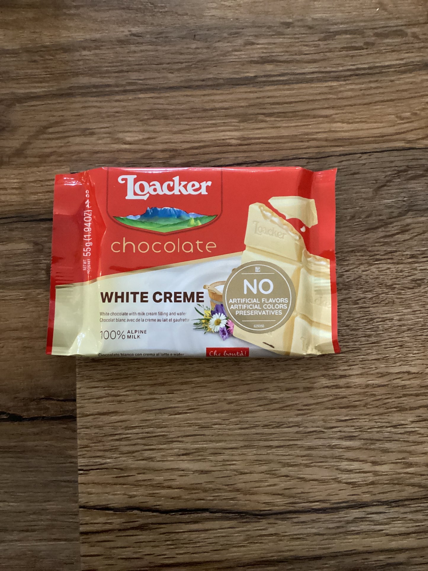 Hb Loacker Chocolate White Crème