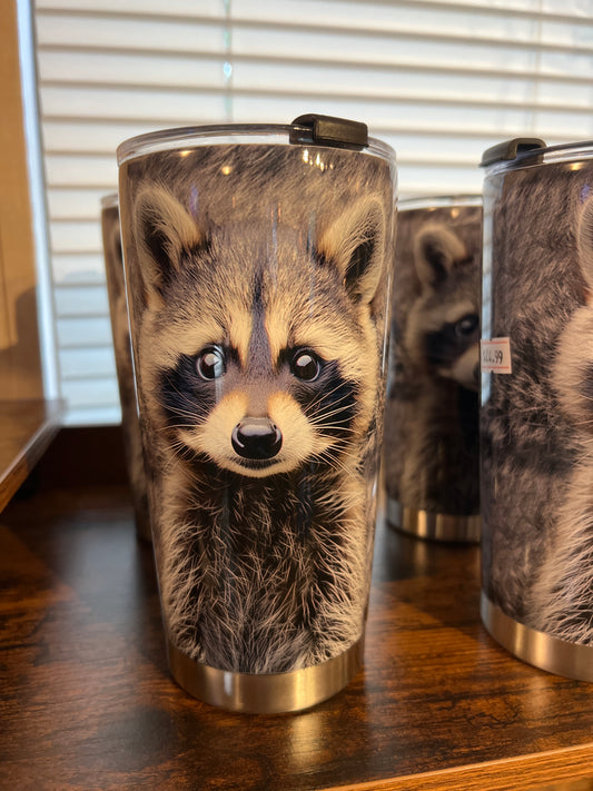 Raccoon Vacuum Sealed 20 oz. Tumbler