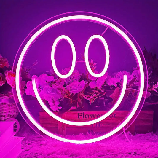 Smiley Face Neon Sign