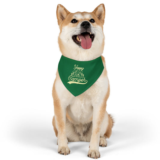 Yappy Camper Pet Bandana with Collar