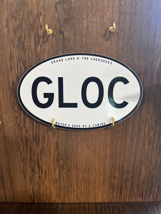 GLOC Oval Grand Lake Sticker