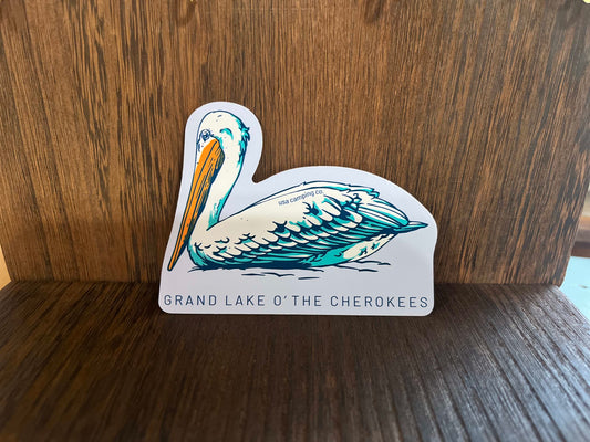 Pelican Water's Edge Grand Lake Sticker