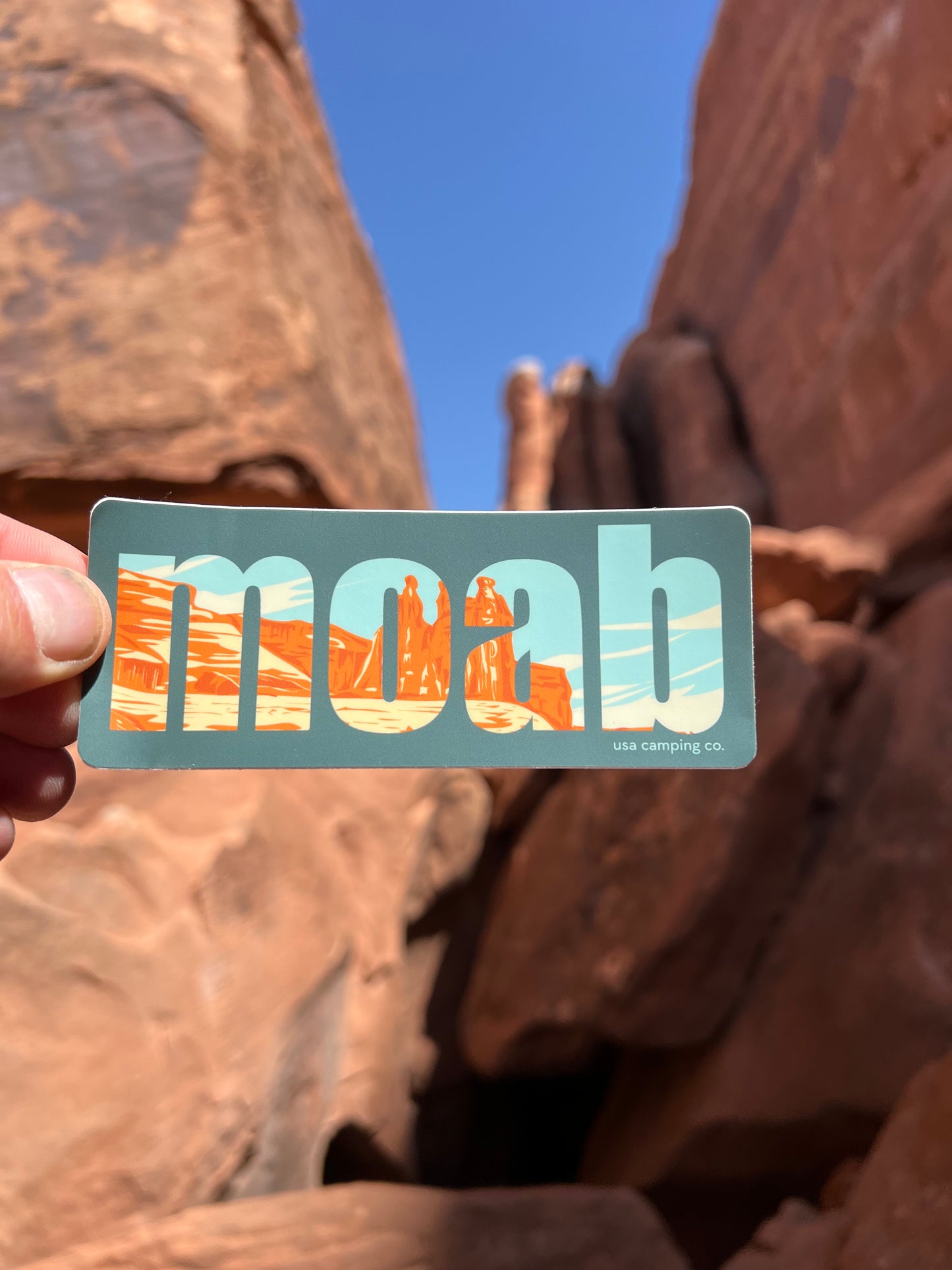 Moab Inlaid Towers Sticker