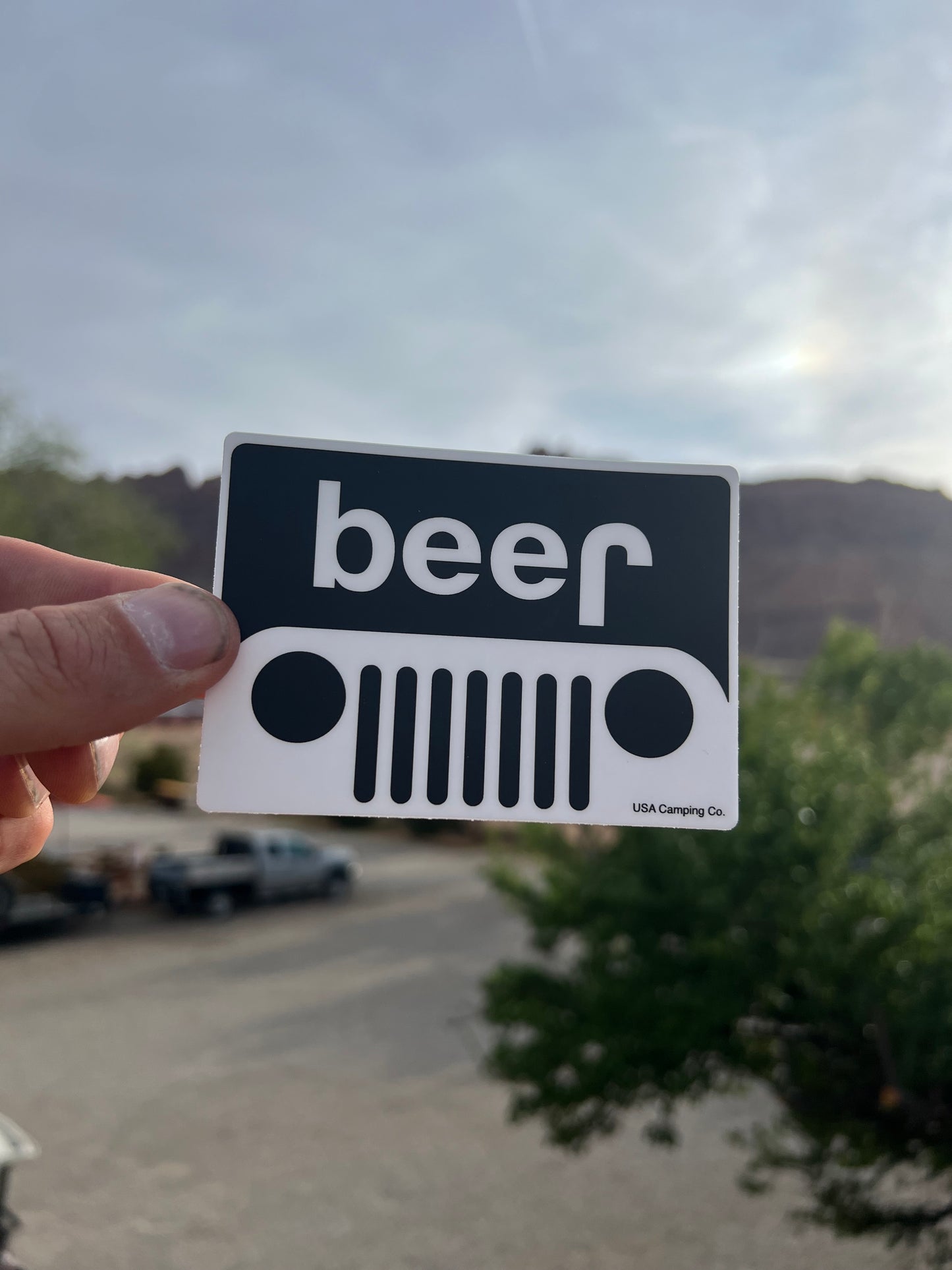 Beer (Jeep Parody) Sticker