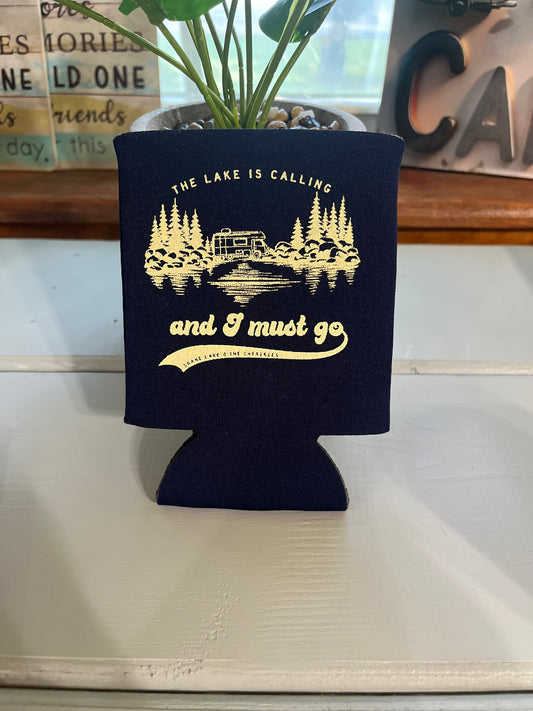 The Lake is Calling Grand Lake Coozie