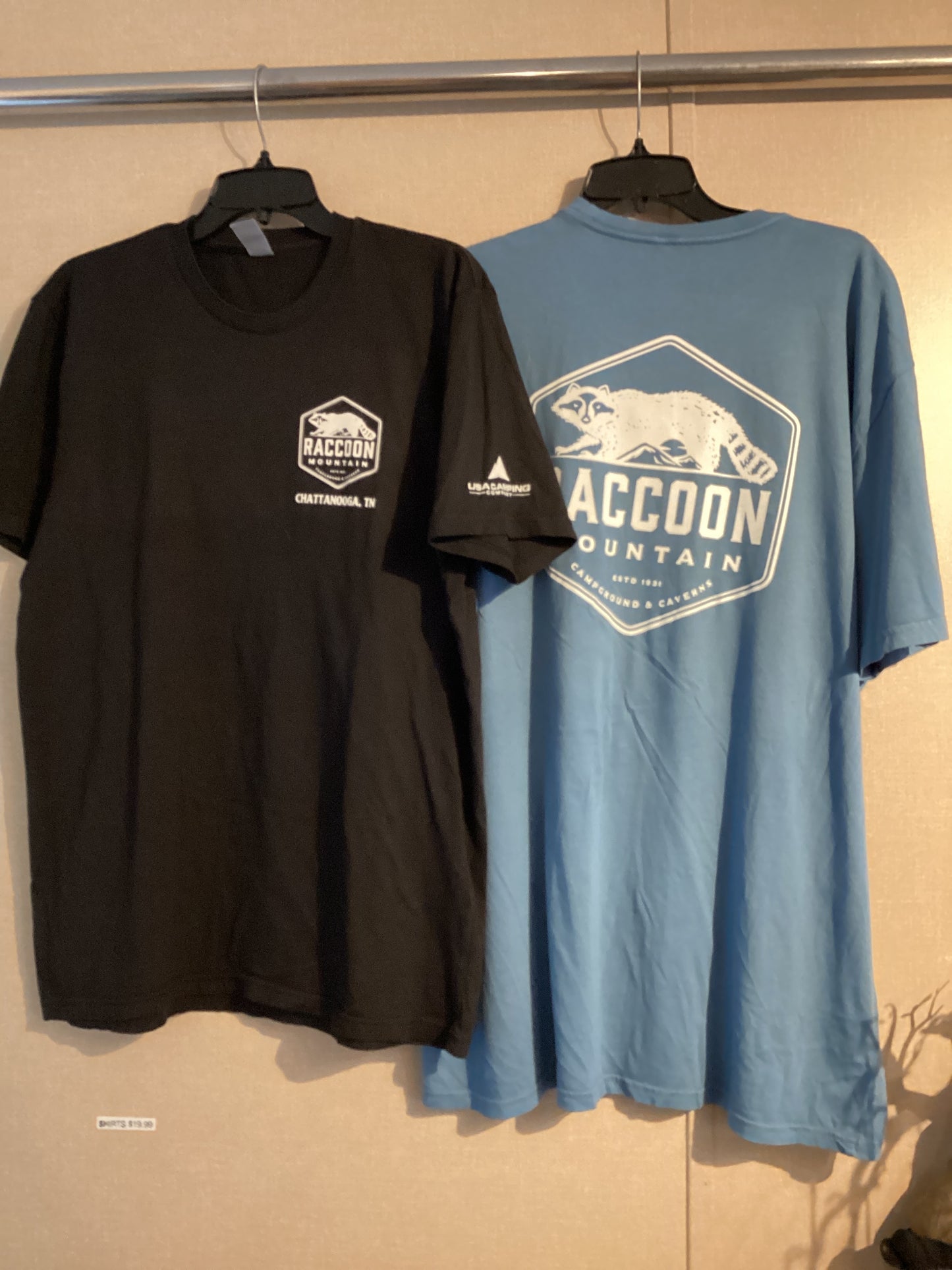 Raccoon Mountain Logo (Front & Back) Unisex Tee