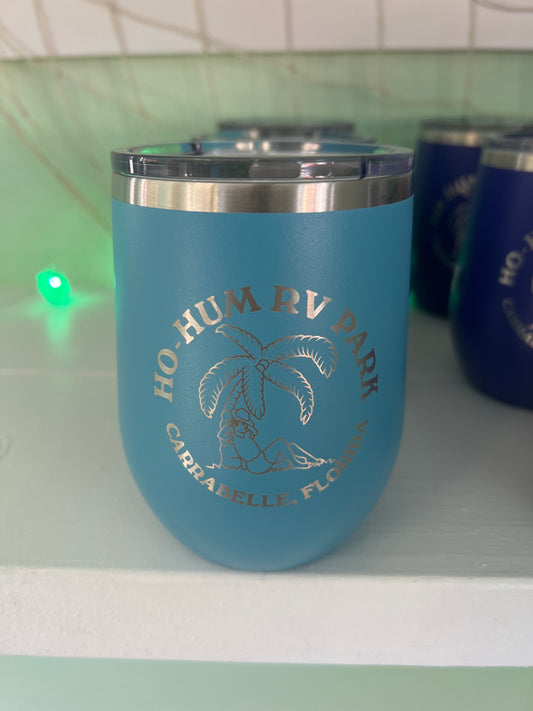 Ho-Hum Logo Wine Tumbler