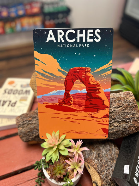 Arches National Park Metal Sign