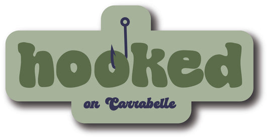 Hooked On Carrabelle, FL Sticker