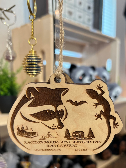 Raccoon Mountain Holiday Ornament