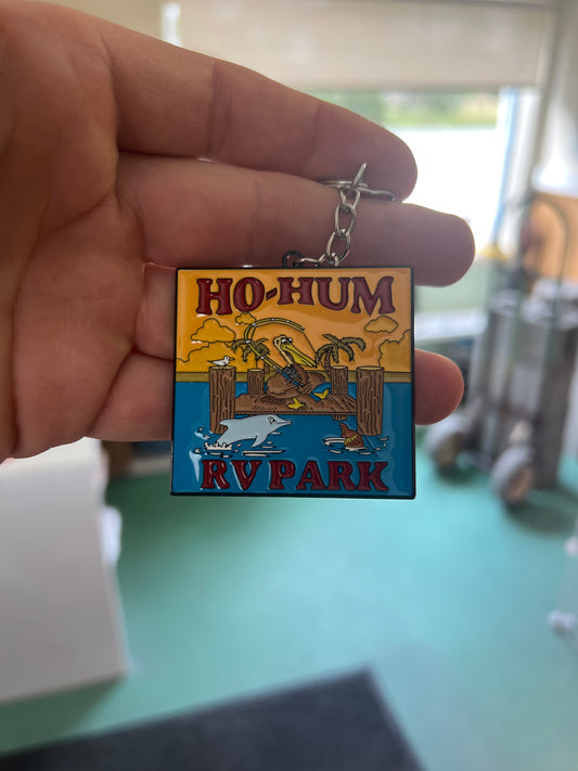 Ho-Hum Logo Keychain