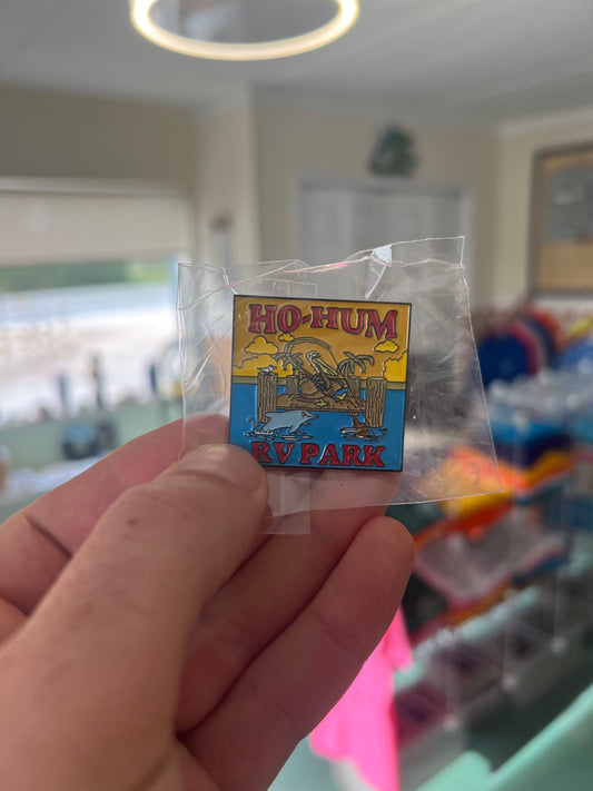 Ho-Hum Logo Pin