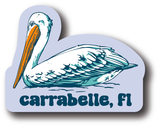 Pelican Carrabelle, FL Sticker