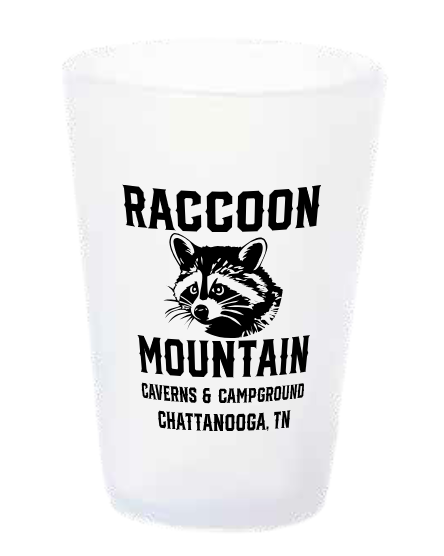 Raccoon Mountain Logo Sili-Shot Glass (1.5 oz)