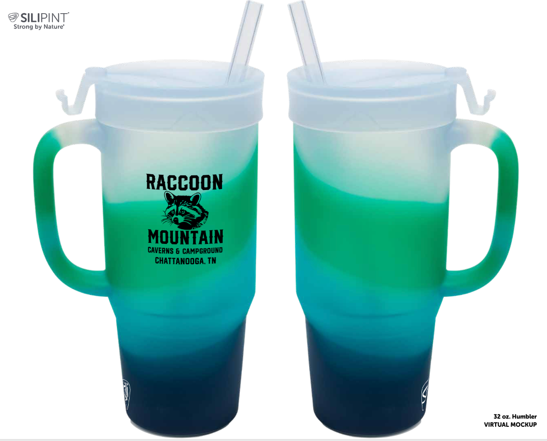 Raccoon Mountain Logo Silipint Humbler (32 oz)