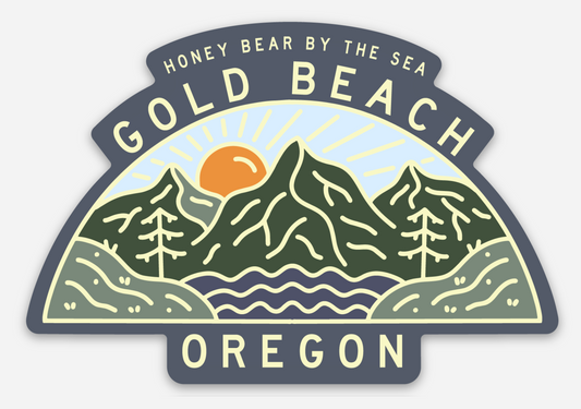 Gold Beach, OR Badge Magnet