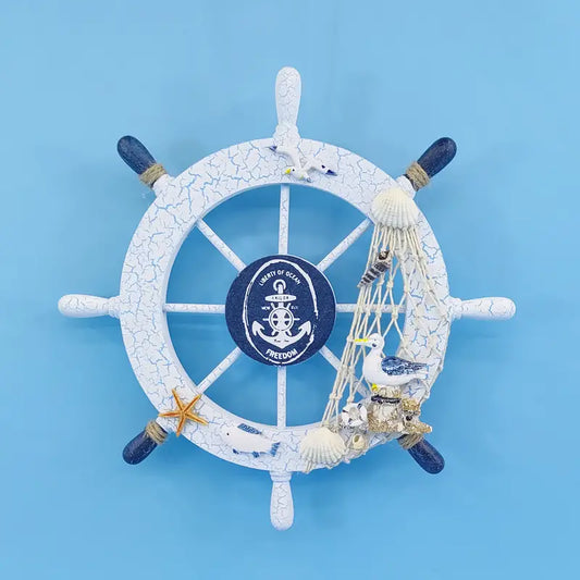 Sailboat Wheel Decoration