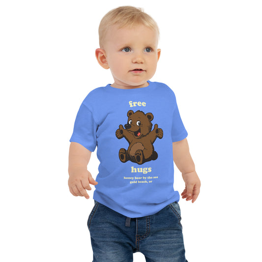 Free Bear Hugs Honey Bear By the Sea Baby Jersey Short Sleeve Tee