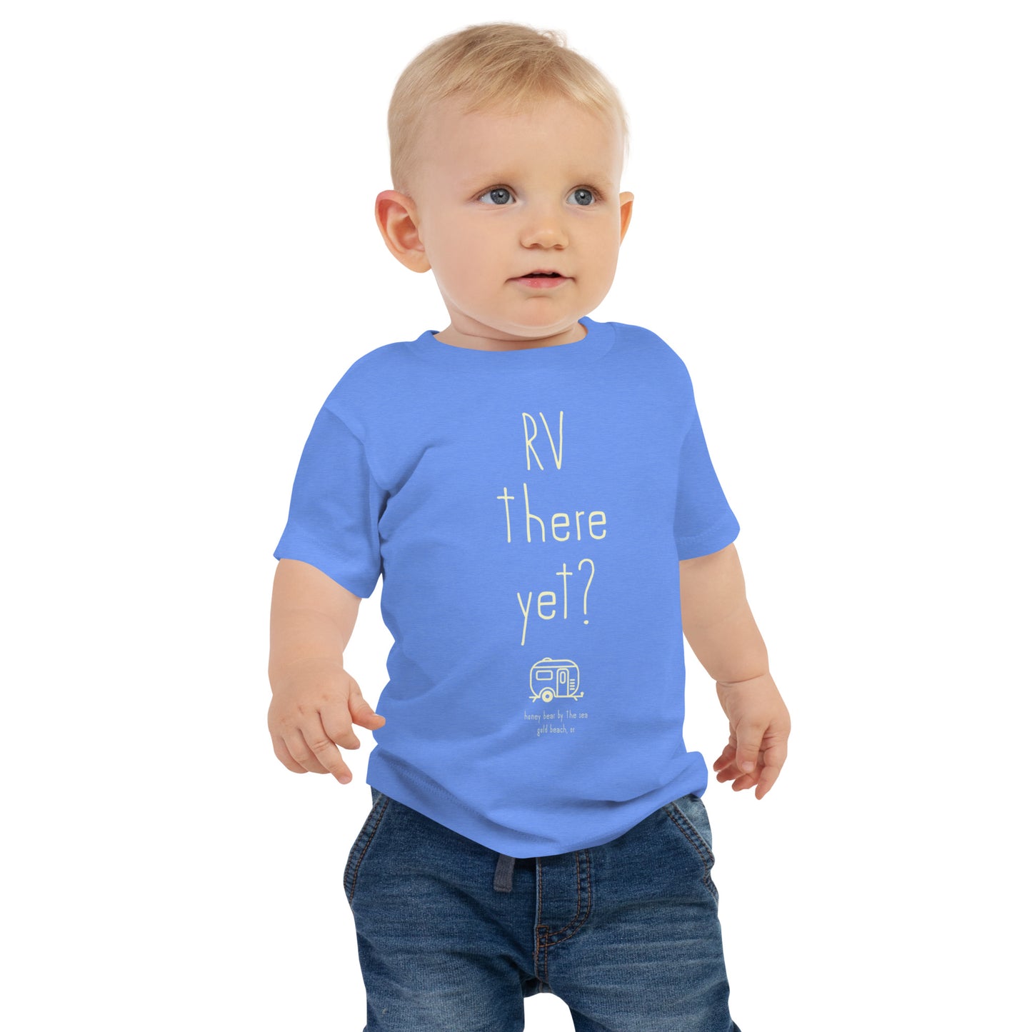 RV There Yet? Honey Bear By the Sea Baby Tee