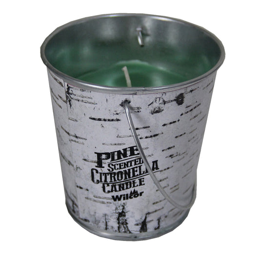 Pine Scented Citronella Bucket Candle