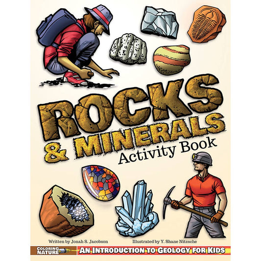 Rocks & Minerals Activity Book for Kids