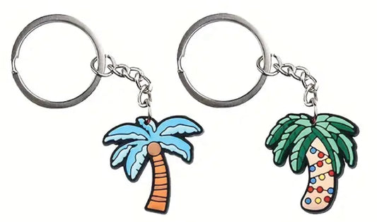 Individual Palm Tree Keychain