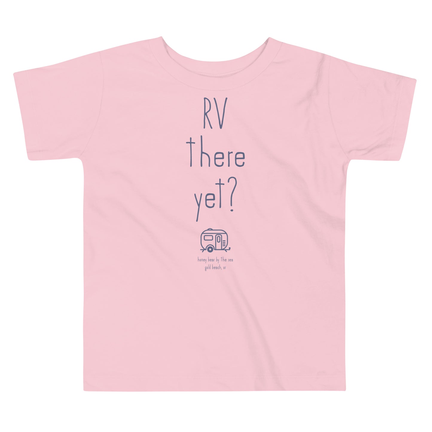 RV There Yet? Honey Bear By the Sea Toddler Short Sleeve Tee