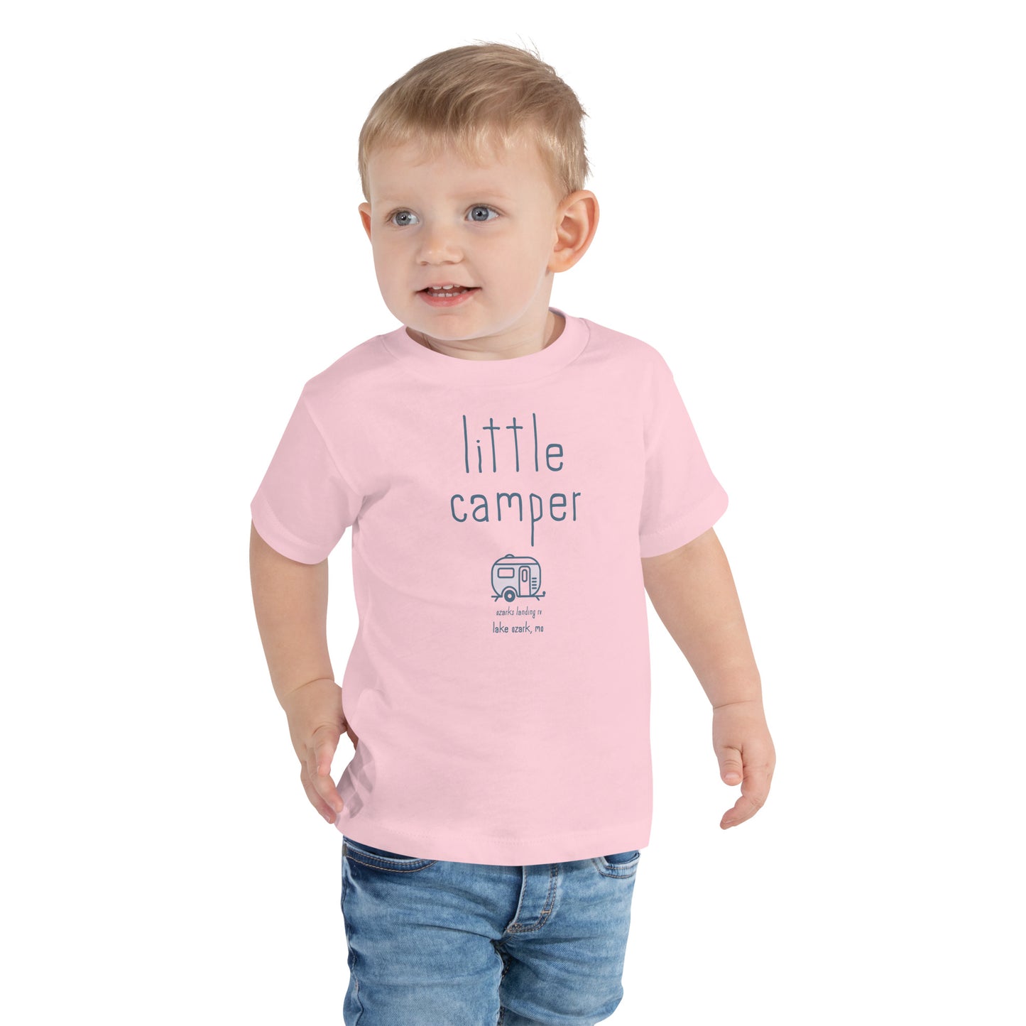 Little Camper Ozarks Landing Lake Ozark, MO Toddler Short Sleeve Tee