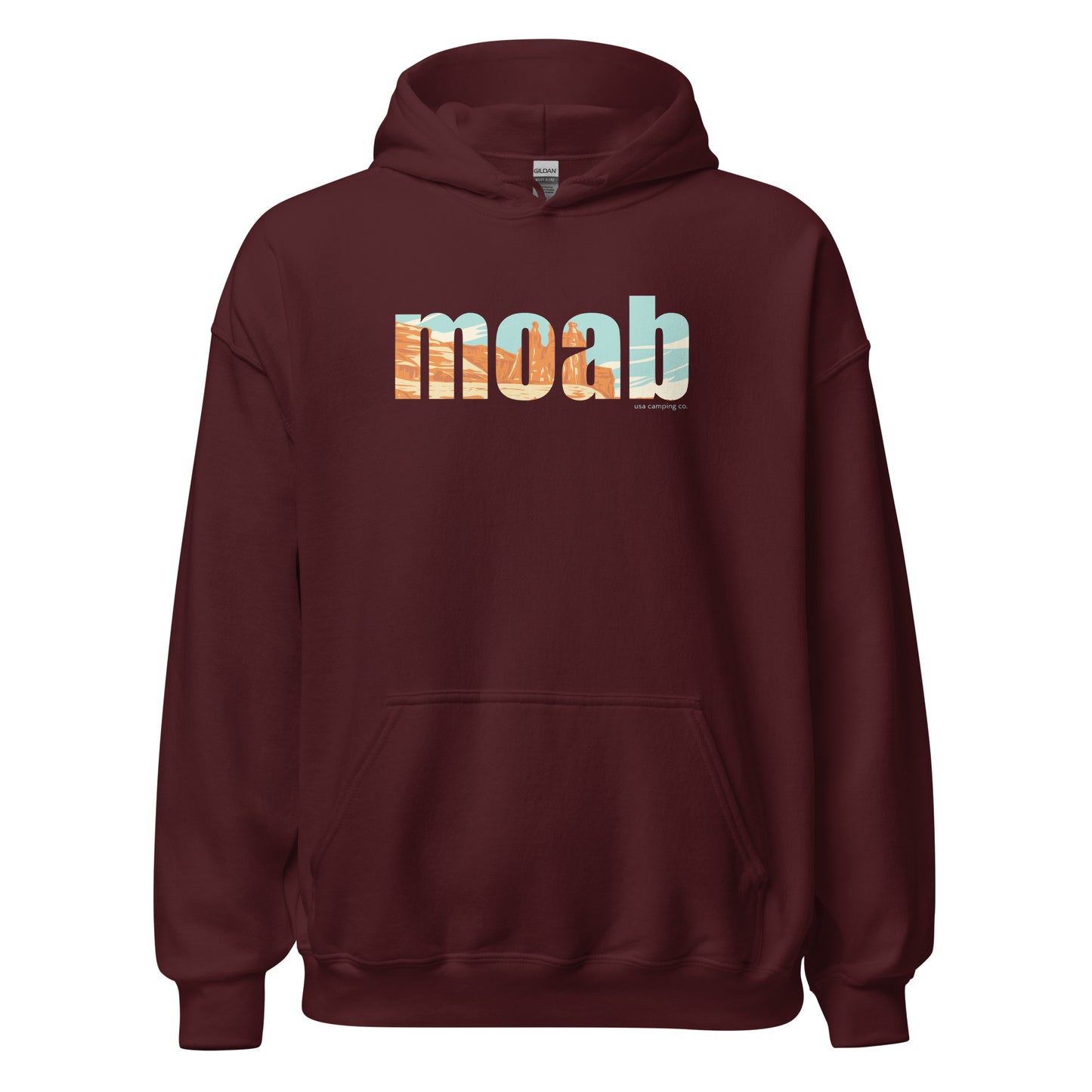 Moab Inlaid Towers Unisex Hoodie