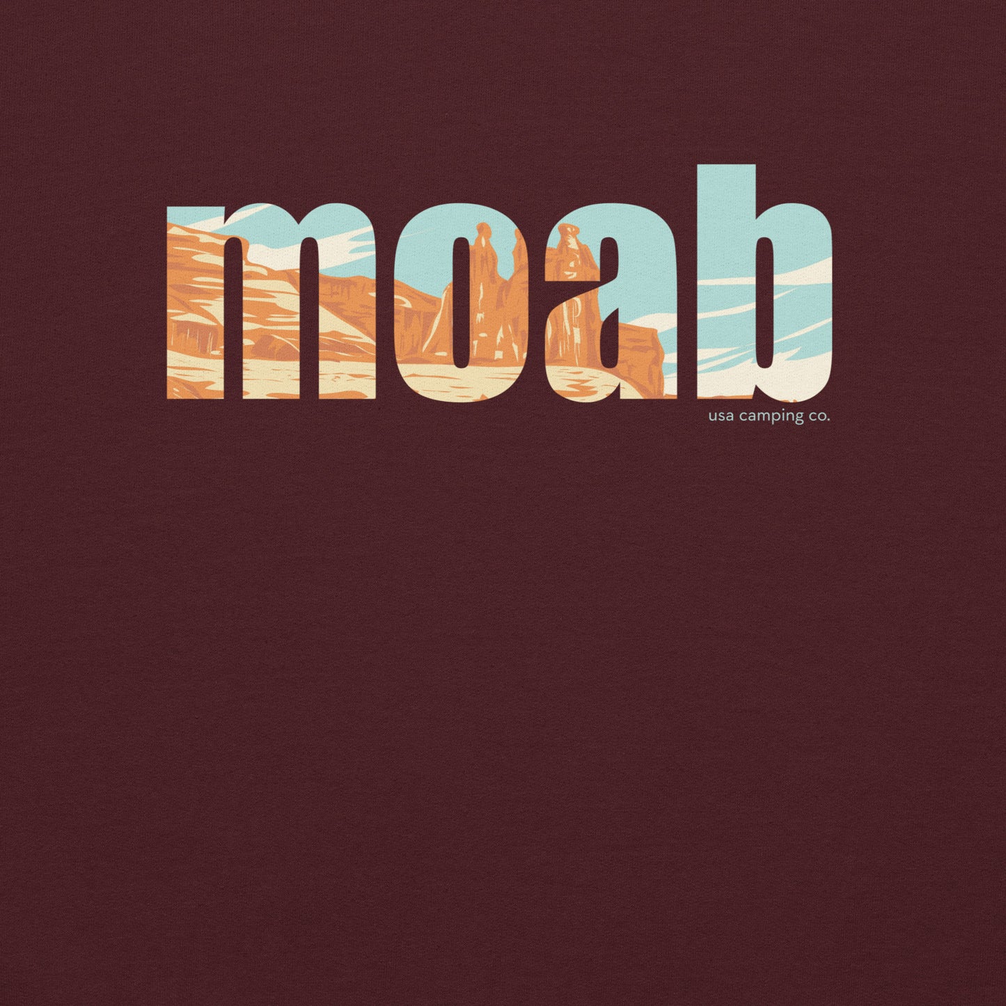 Moab Inlaid Towers Unisex Hoodie