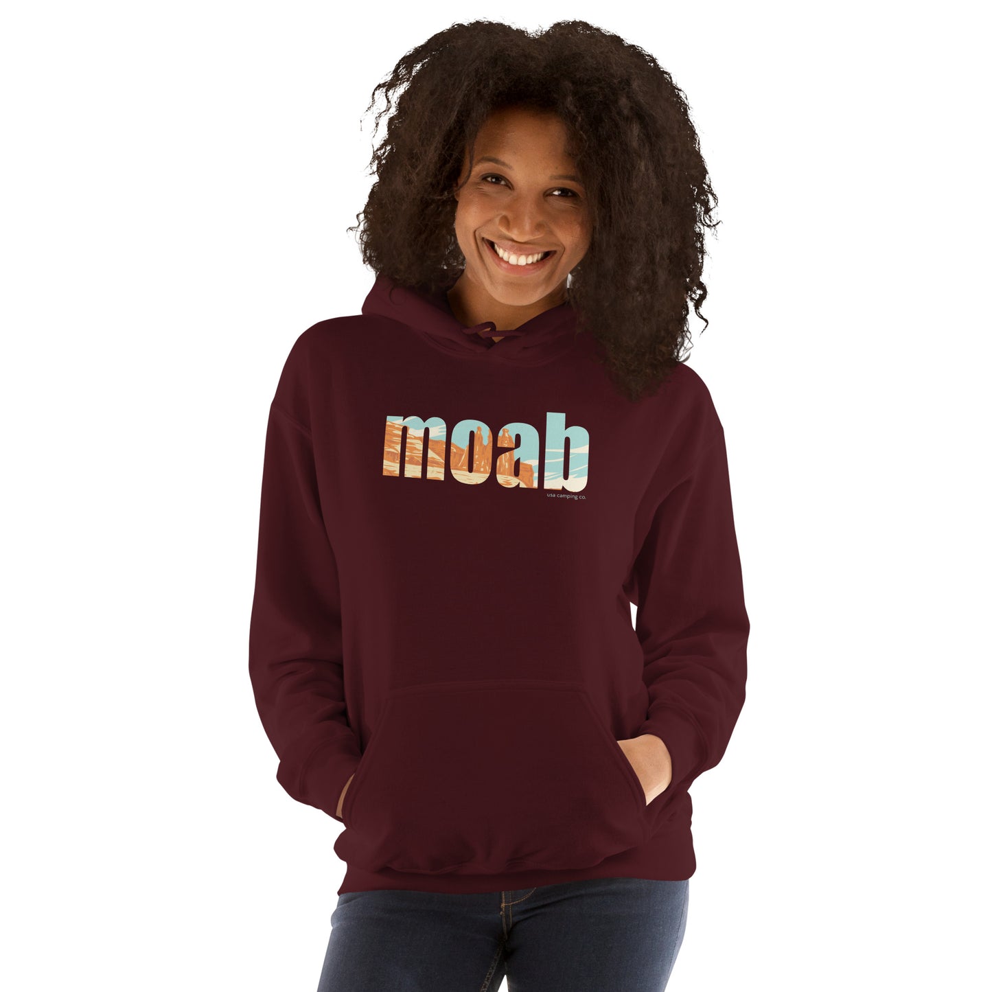 Moab Inlaid Towers Unisex Hoodie