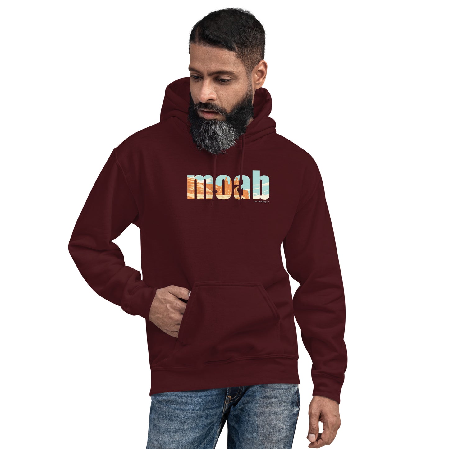 Moab Inlaid Towers Unisex Hoodie